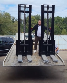 Тест-драйв складской техники на нашем складе в Первоуральске