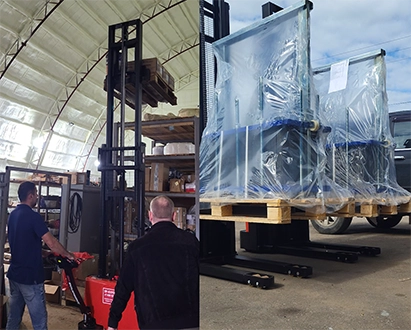 Тест-драйв складской техники на нашем складе в Первоуральске